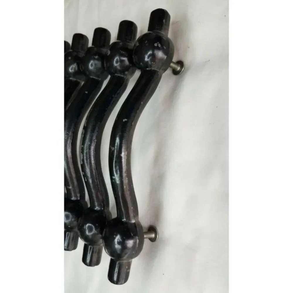 Set of 6 Metal Handles Drawer Pulls Dresser Cabinet Doors Hardware Included